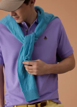 Cotton Pique Logo Polo