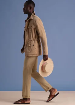 Cotton & Silk Five Pocket Pant