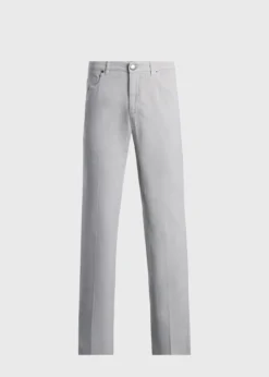Cotton & Silk Five Pocket Pant