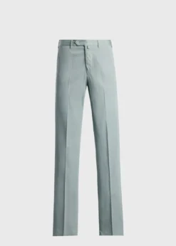 Cotton & Silk Garment Dyed Trouser