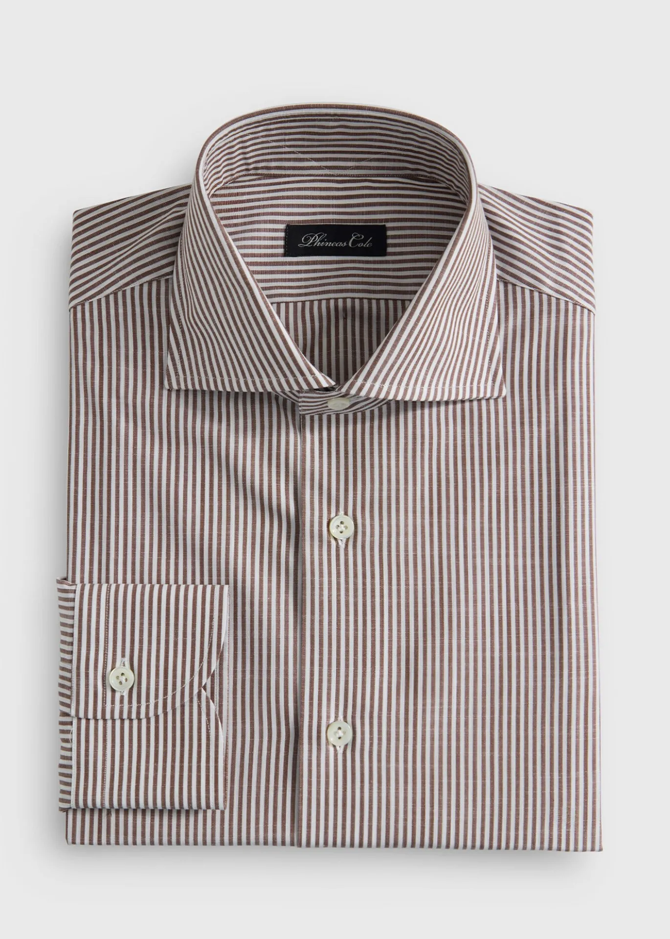 Cotton Stripe Dress Shirt