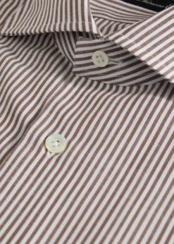 Cotton Stripe Dress Shirt