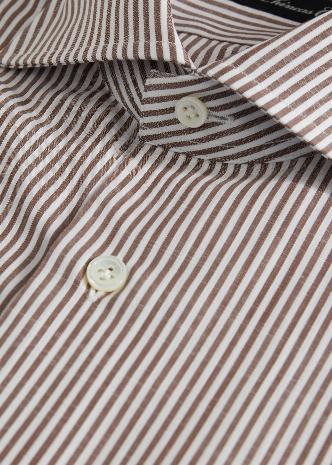 Cotton Stripe Dress Shirt
