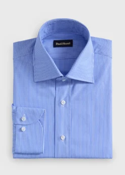 Cotton Stripe Dress Shirt