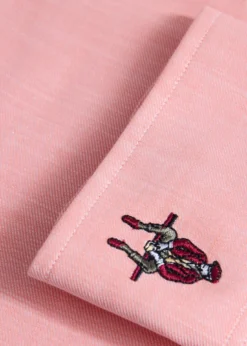 Cotton Twill Logo Sport Shirt
