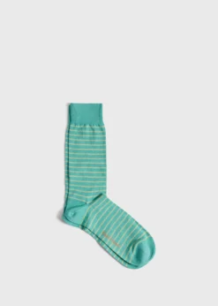 Cotton Two-Tone Stripe Sock