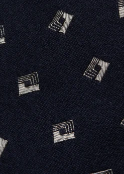 Deco Square Woven Silk Tie