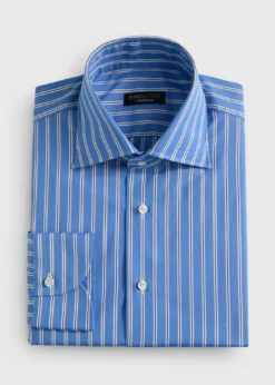 Deco Stripe Cotton Dress Shirt