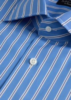 Deco Stripe Cotton Dress Shirt