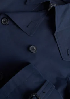 Double Breasted Cotton Trench Coat