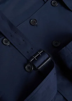 Double Breasted Cotton Trench Coat