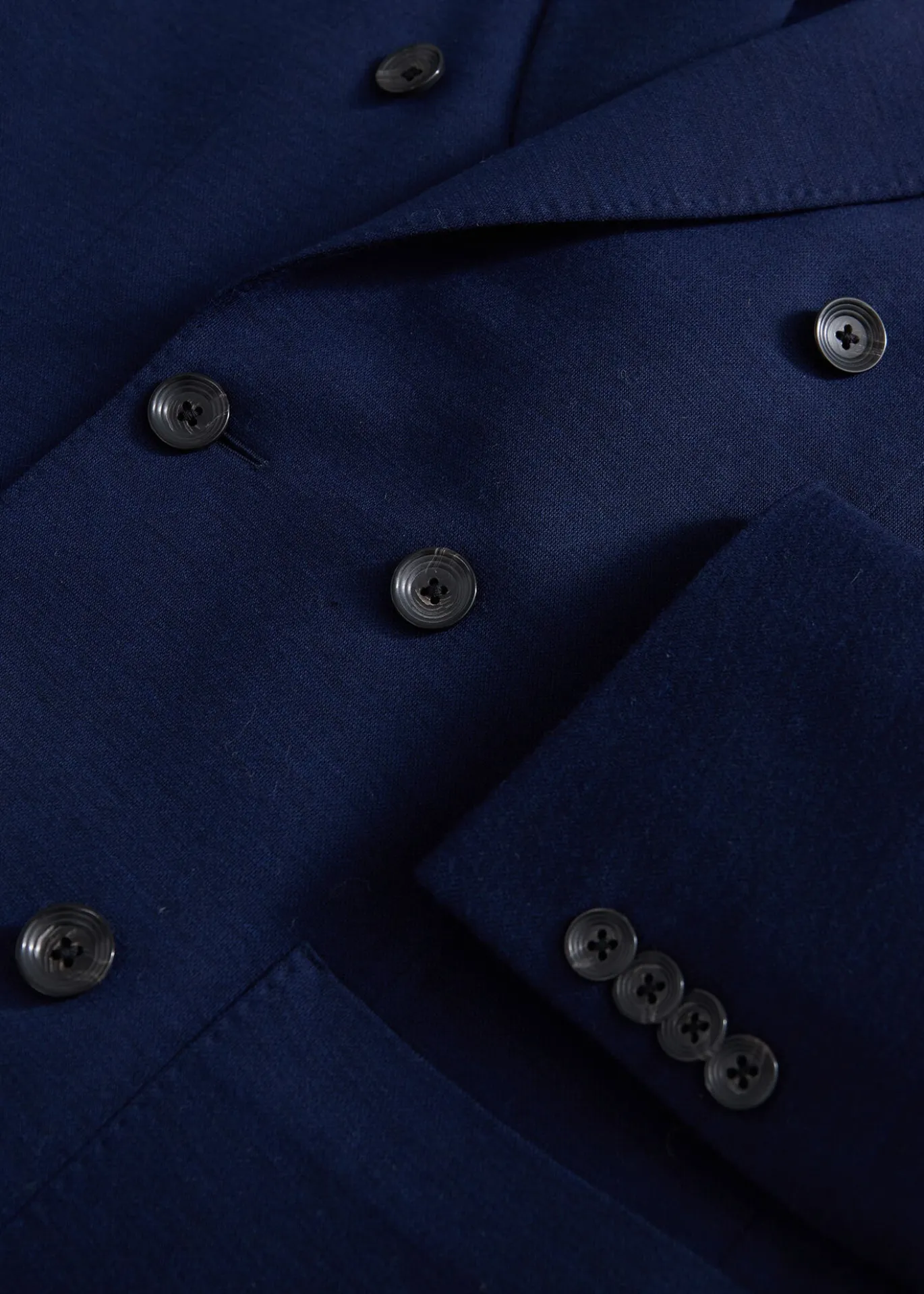 Double Breasted Wool Knit Blazer