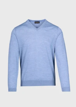 Essential Merino Wool V-neck Sweater