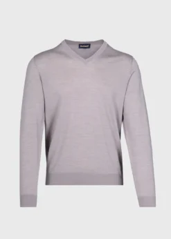 Essential Merino Wool V-neck Sweater