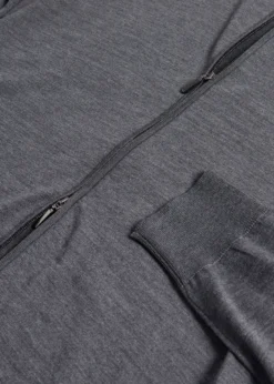 Essential Merino Wool Zip Cardigan