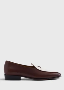 Francisco Leather and Canvas Loafer