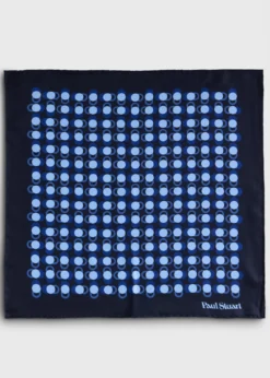 Geometric DotPrint Pocket Square