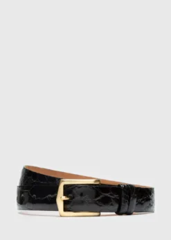 Glazed Alligator Belt