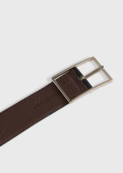 Grained Taurillon Leather Belt
