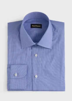 Hand-Finished Gingham Dress Shirt