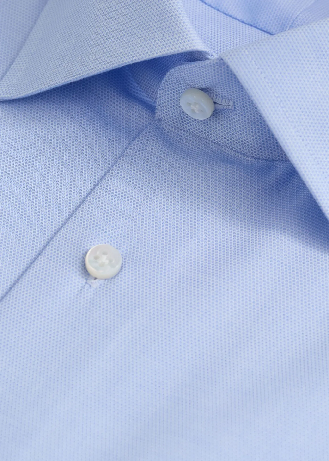 Hand-Finished Honeycomb Pattern Dress Shirt