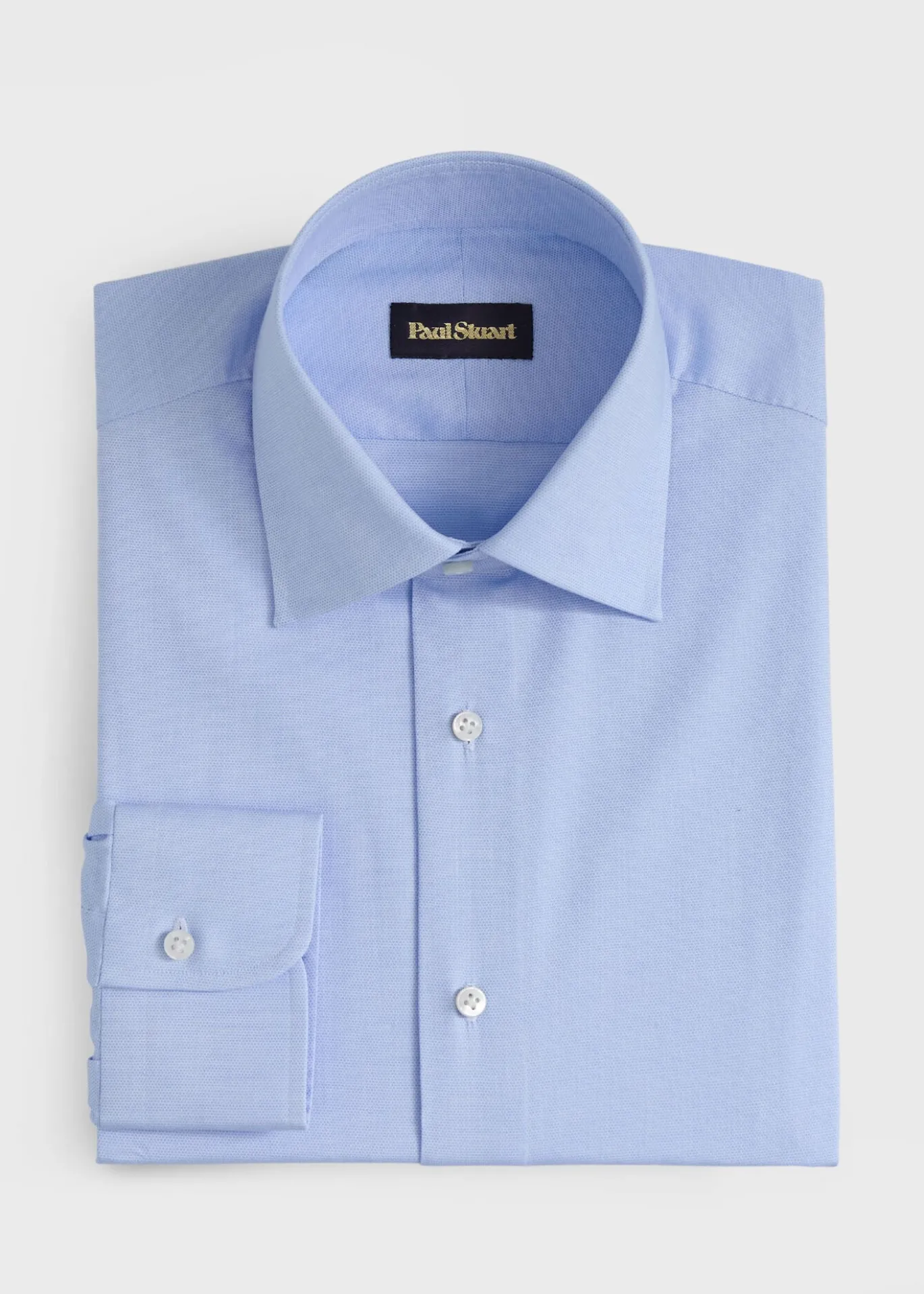 Hand-Finished Honeycomb Pattern Dress Shirt