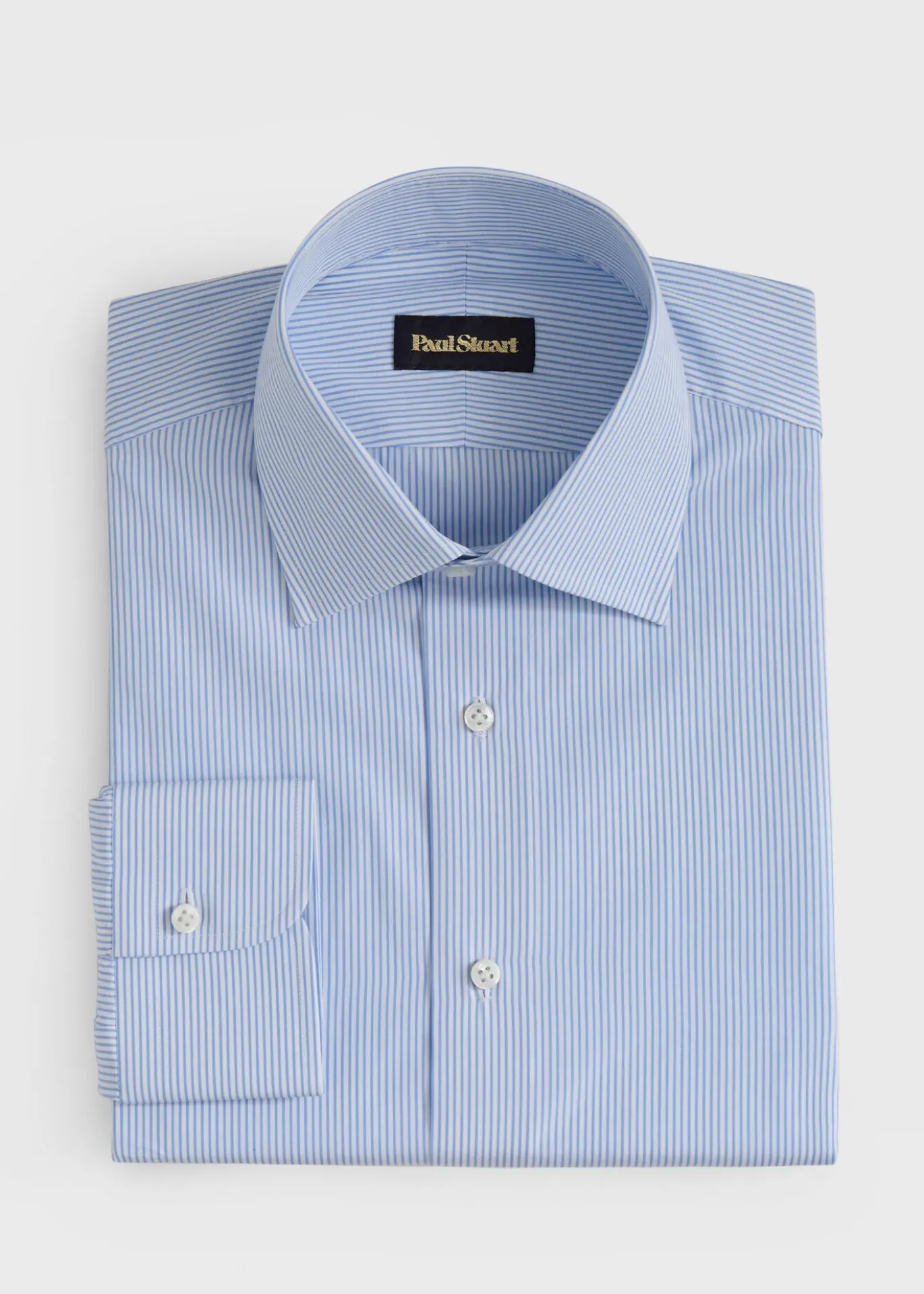 Hand-Finished Stripe Dress Shirt