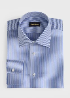 Hand-Finished Stripe Dress Shirt
