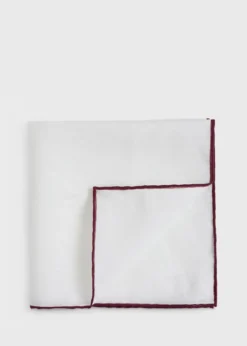 Handkerchief with Contrast Border