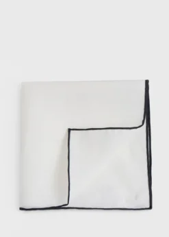 Handkerchief with Contrast Border