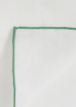 Handkerchief with Contrast Border