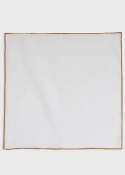 Handkerchief with Contrast Border