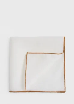 Handkerchief with Contrast Border