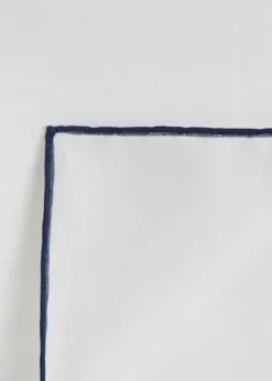 Handkerchief with Contrast Border