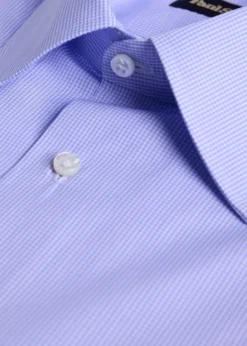 Handmade Micro Gingham Dress Shirt