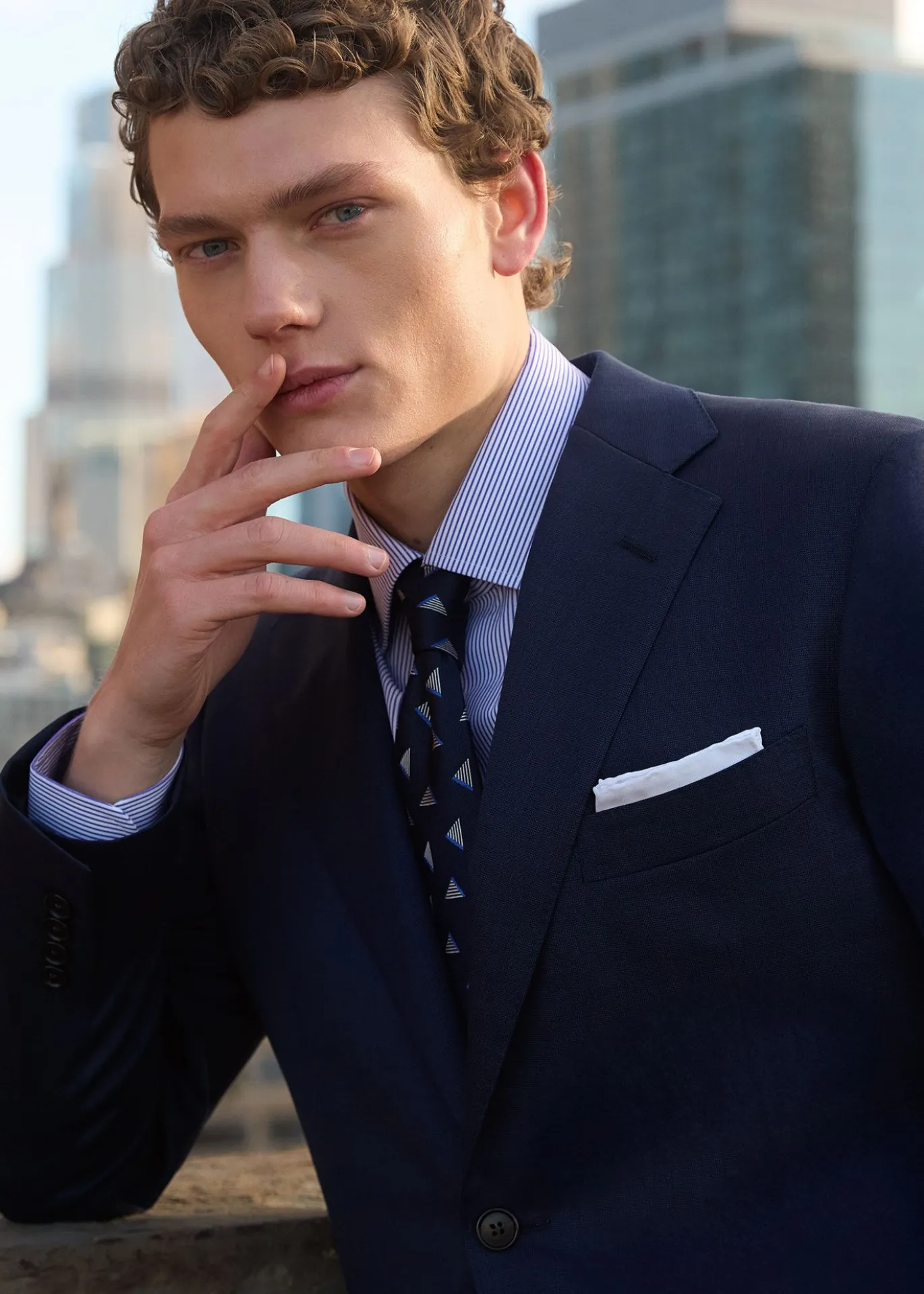 Handmade Micro Stripe Dress Shirt
