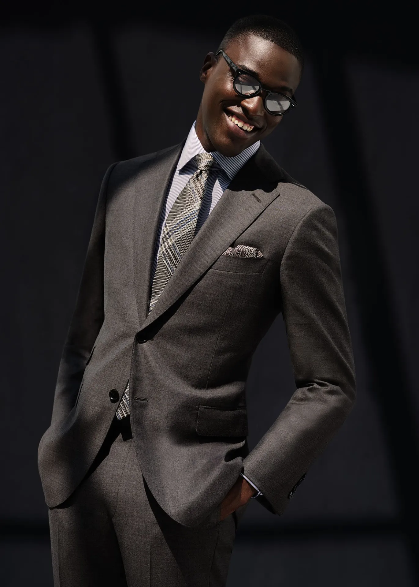 Handmade Micro Stripe Dress Shirt