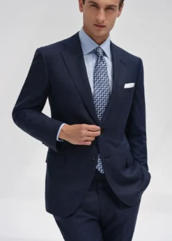 Handmade Narrow Bengal Stripe Dress Shirt