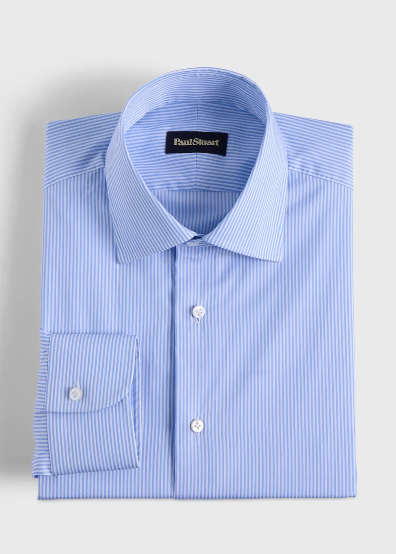 Handmade Narrow Bengal Stripe Dress Shirt