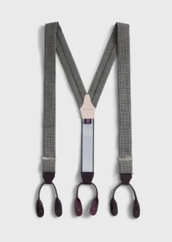 Houndstooth Suspenders