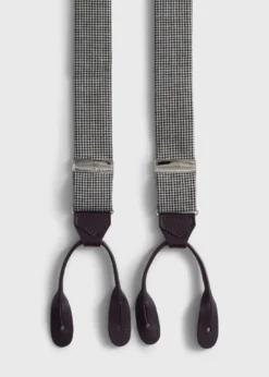 Houndstooth Suspenders