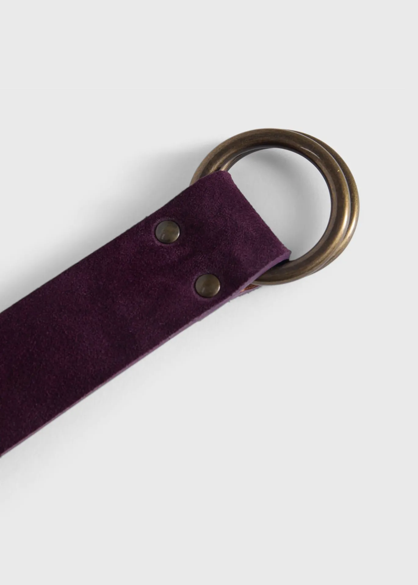 Leather O-Ring Belt