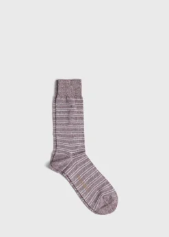 Linen & CottonDouble Stripe Sock