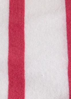 Linen & Cotton Horizontal Stripe Polo