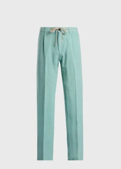 Linen Drawstring Trouser