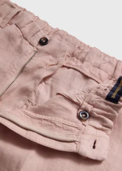 Linen Garment Dyed Trouser