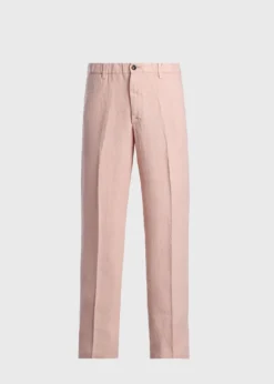 Linen Garment Dyed Trouser