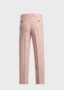Linen Garment Dyed Trouser