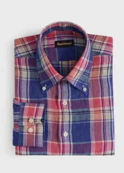 Linen Madras Shirt