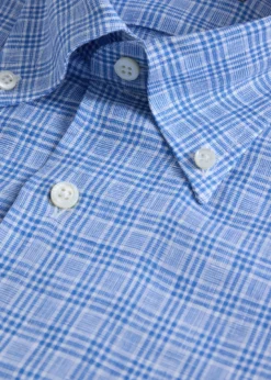 Linen Plaid Shirt
